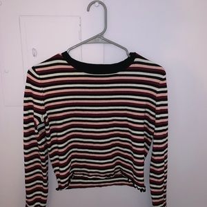 ★ Purple and pink stripped long sleeve ★